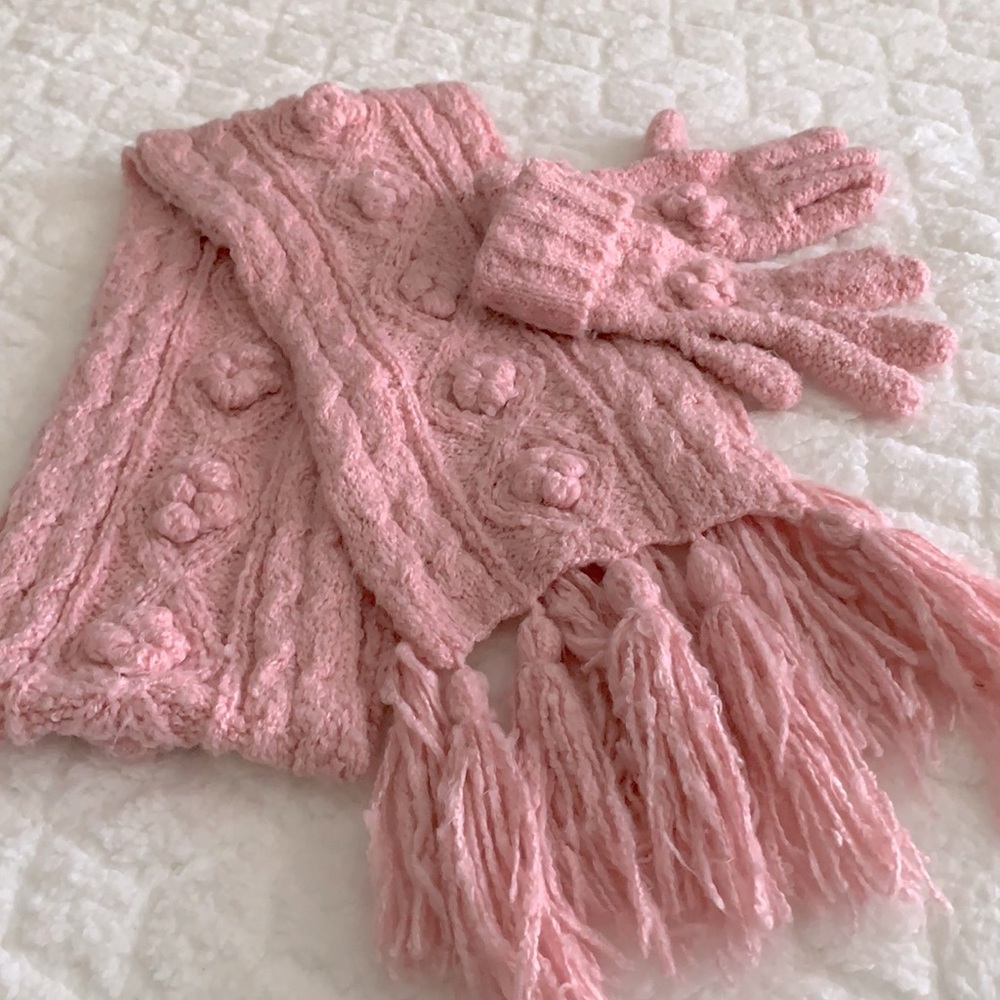 Winter Scarf and Gloves